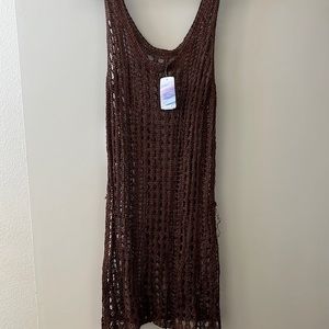 Brown beach cover up